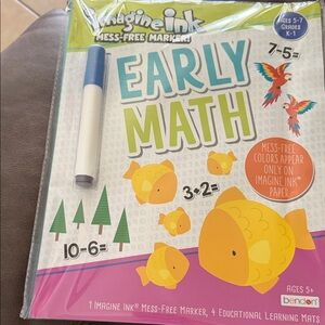 Imagine Ink Early Math Learning Book with Blue Marker